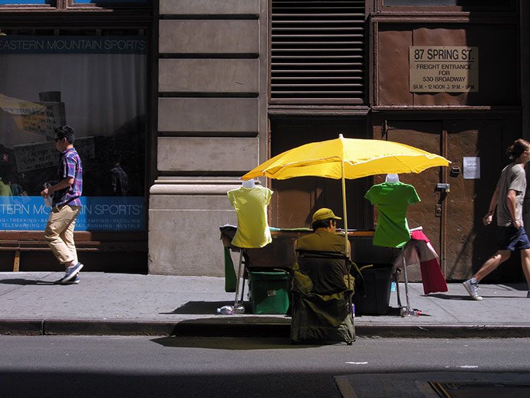 Jochen Brennecke Photography shopping street Spring St. New York