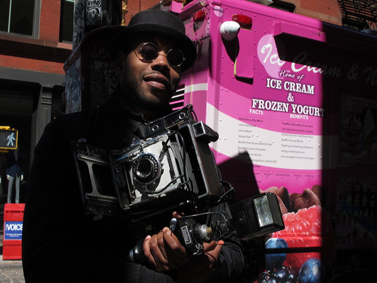 Jochen Brennecke Photography Mr. Crown Graphic Soho street photography New York