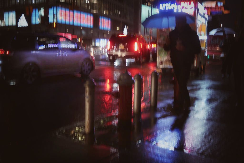 Jochen Brennecke Photography chaos rain New York